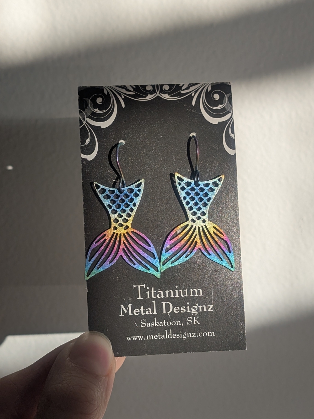 NEW Rainbow Mermaid Tail Earrings - Multicolor